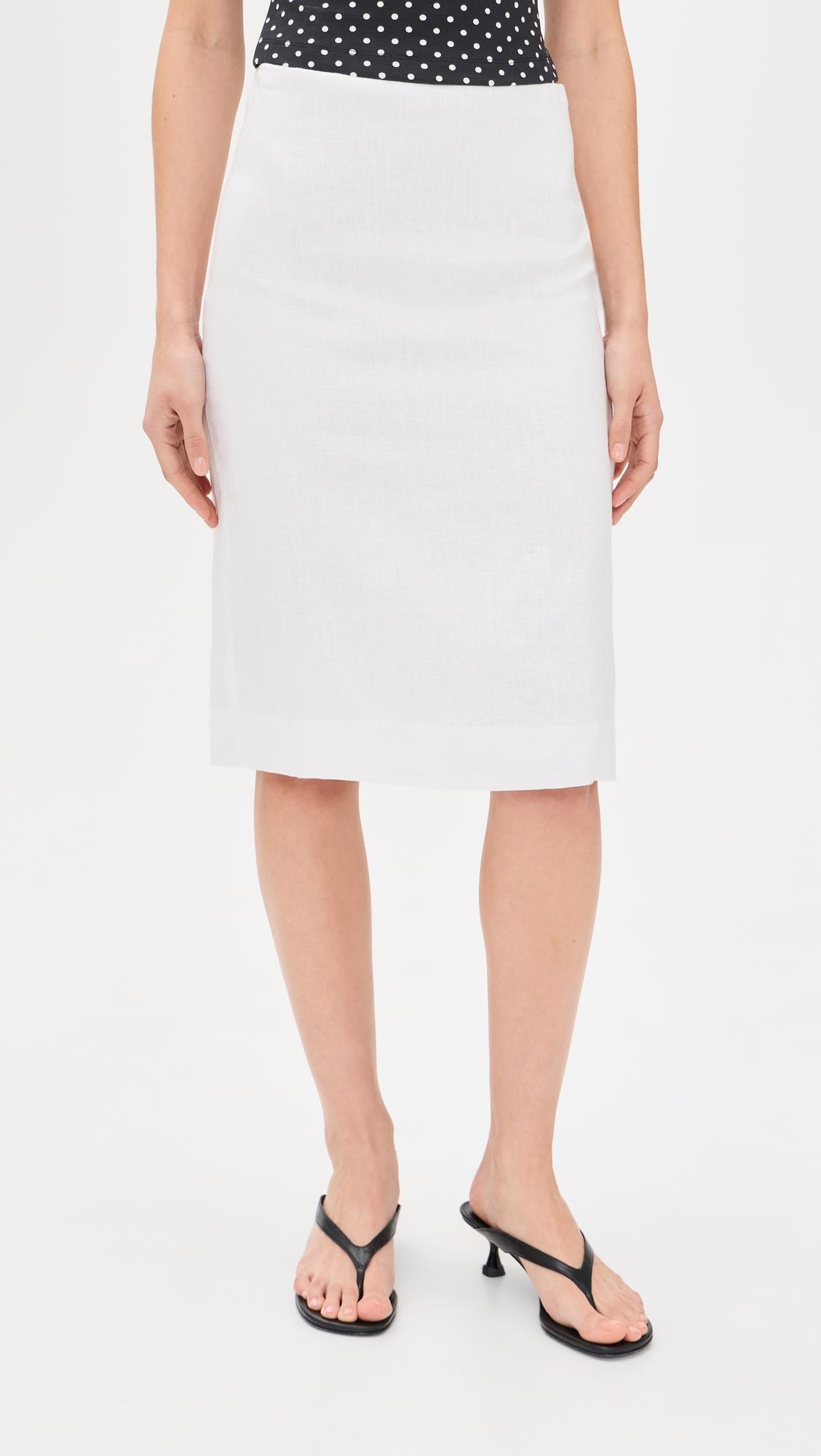 Fleur Linen Skirt by REFORMATION