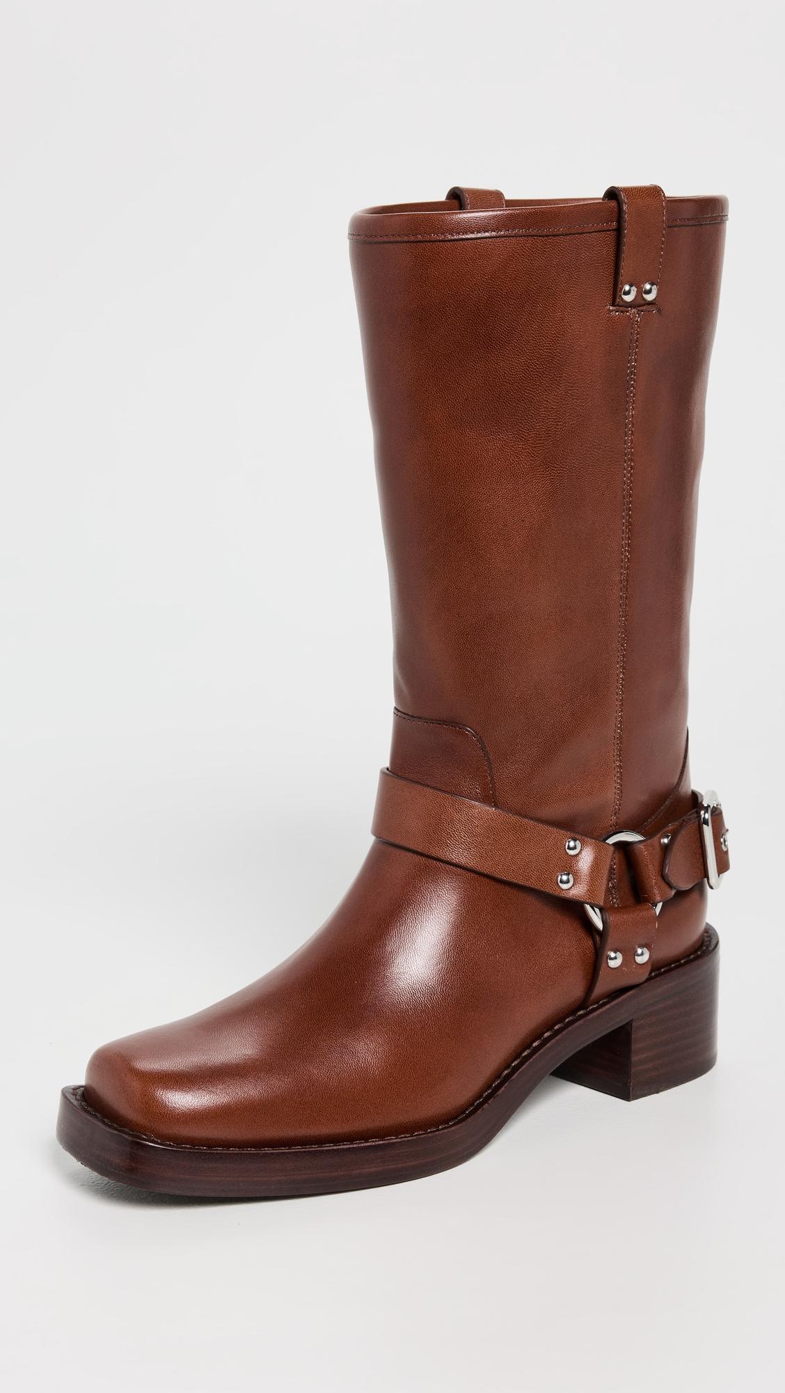Francesca Moto Boots by REFORMATION