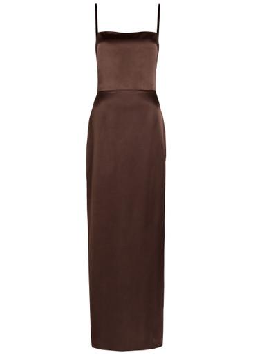 Frankie silk maxi dress by REFORMATION