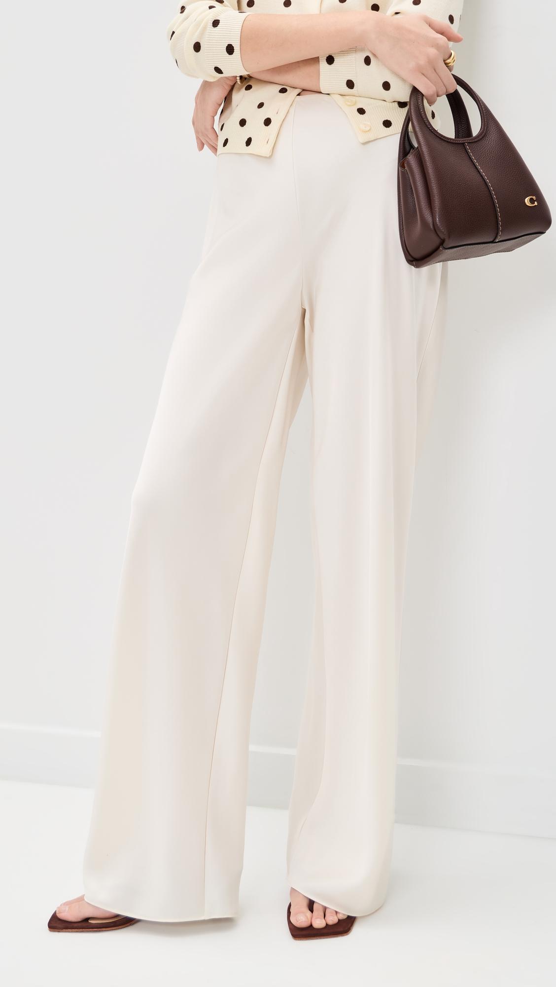 Gale Satin Bias Pants by REFORMATION