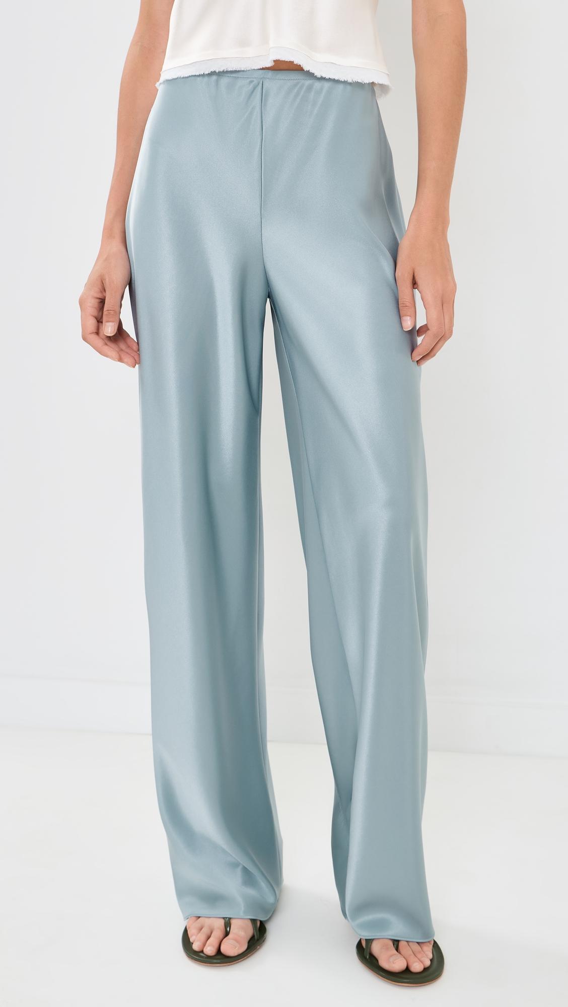 Gale Satin Bias Pants by REFORMATION
