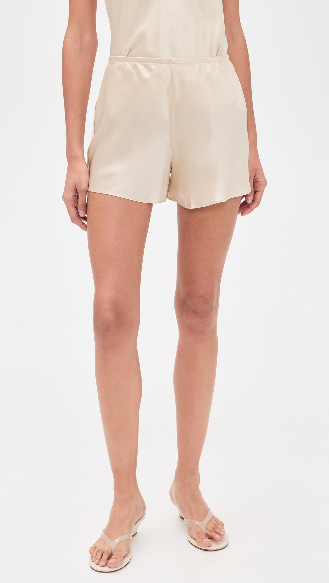 Gale Silk Shorts by REFORMATION