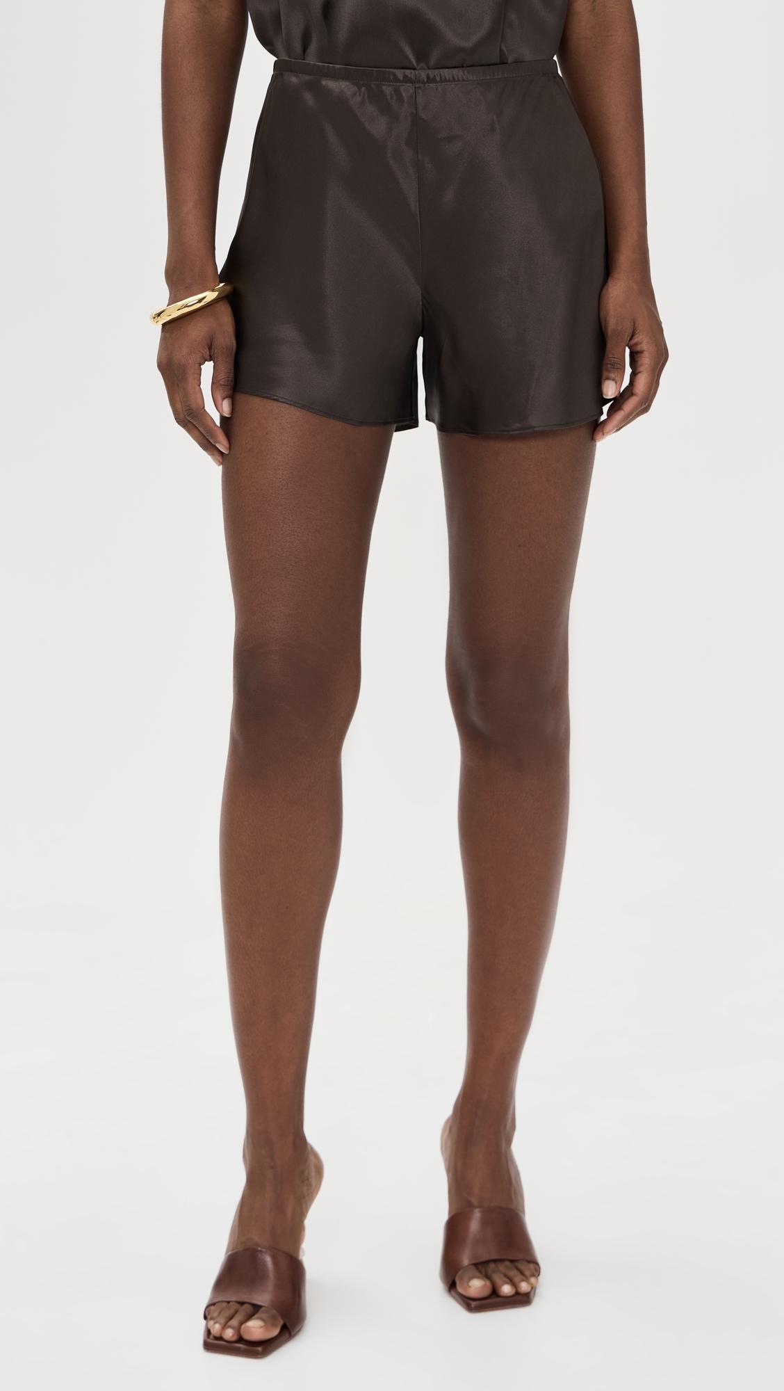 Gale Silk Shorts by REFORMATION