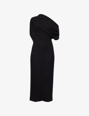 Iris Asymmetric Knit Midi Dress by REFORMATION