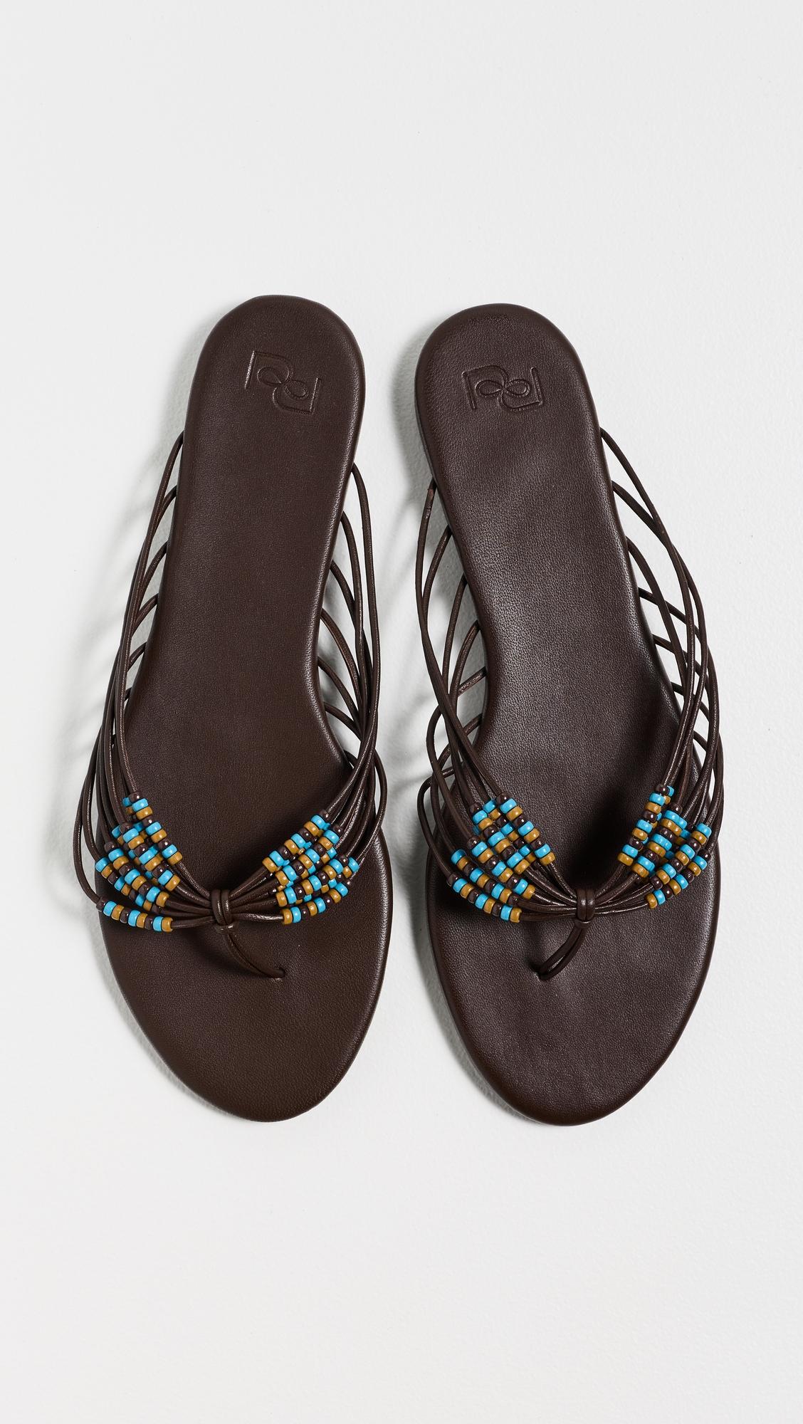 Jessica Flat Thong Sandals by REFORMATION
