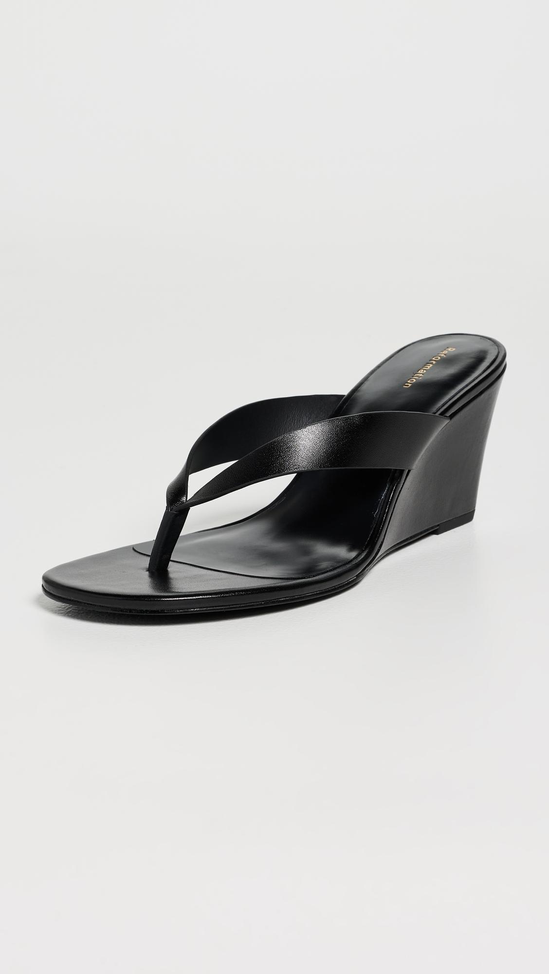 Jessie Wedge Thong Sandals by REFORMATION