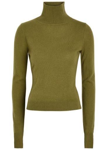 Jett turtle-neck cashmere top by REFORMATION