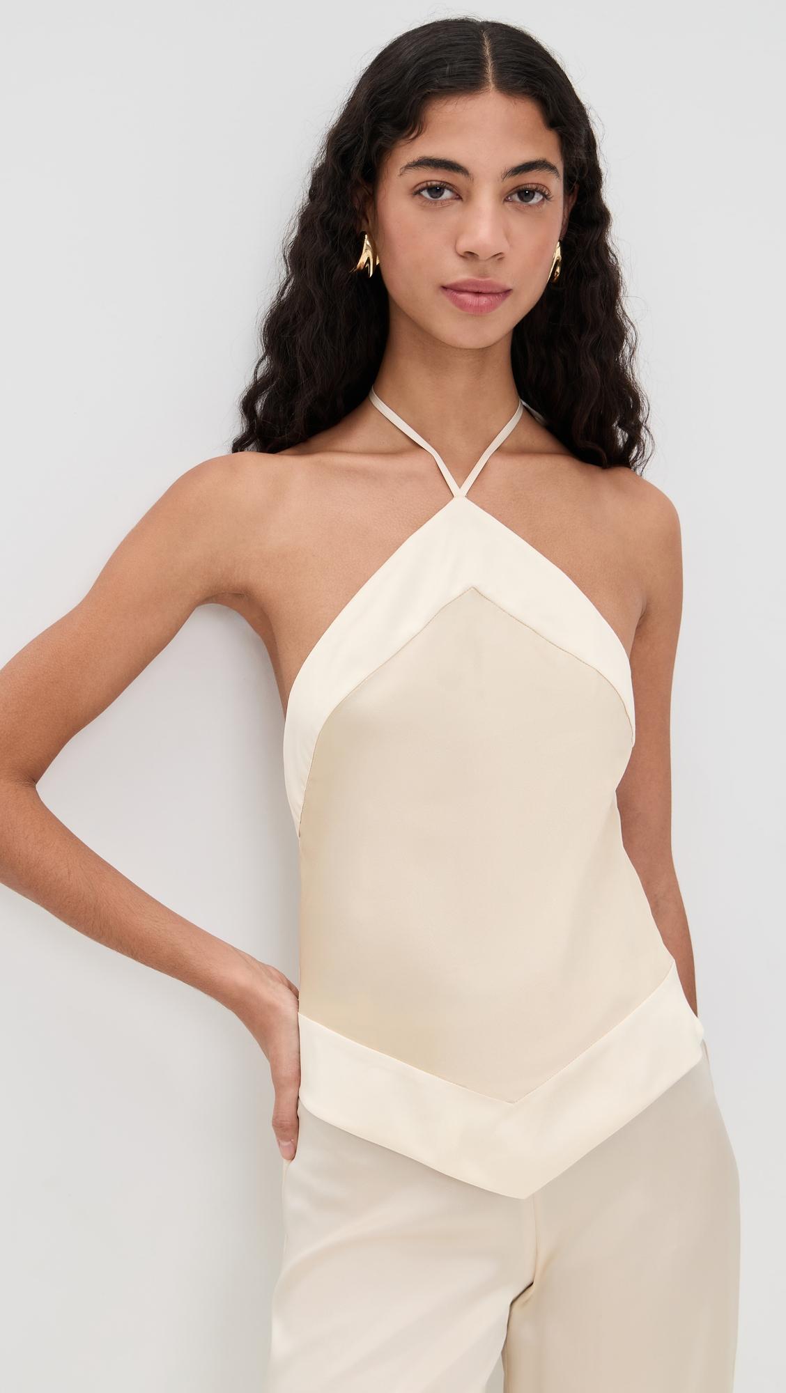 Jillian Silk Top by REFORMATION