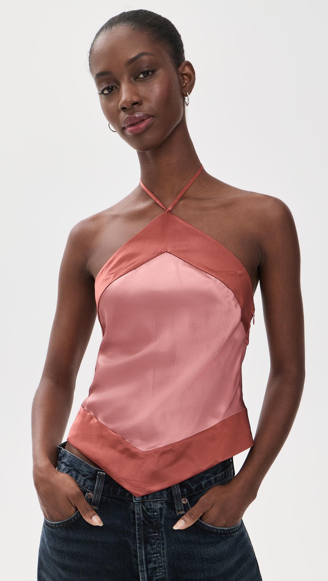 Jillian Silk Top by REFORMATION