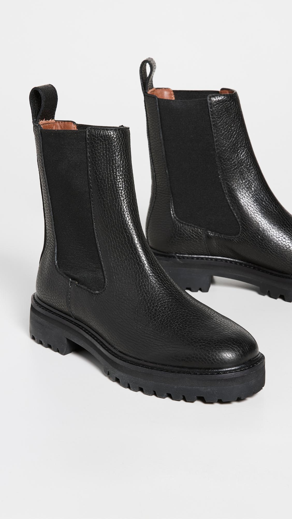 Katerina Lug Sole Chelsea Boots by REFORMATION