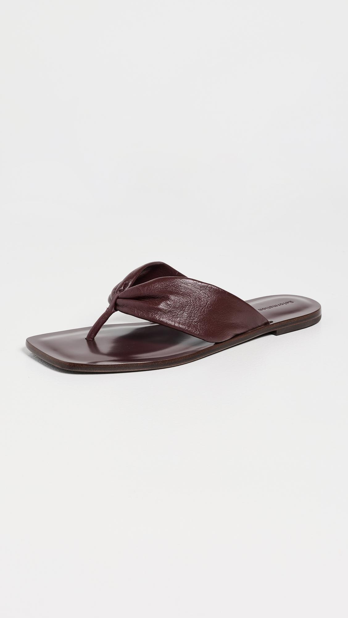 Larsen Thong Sandals by REFORMATION