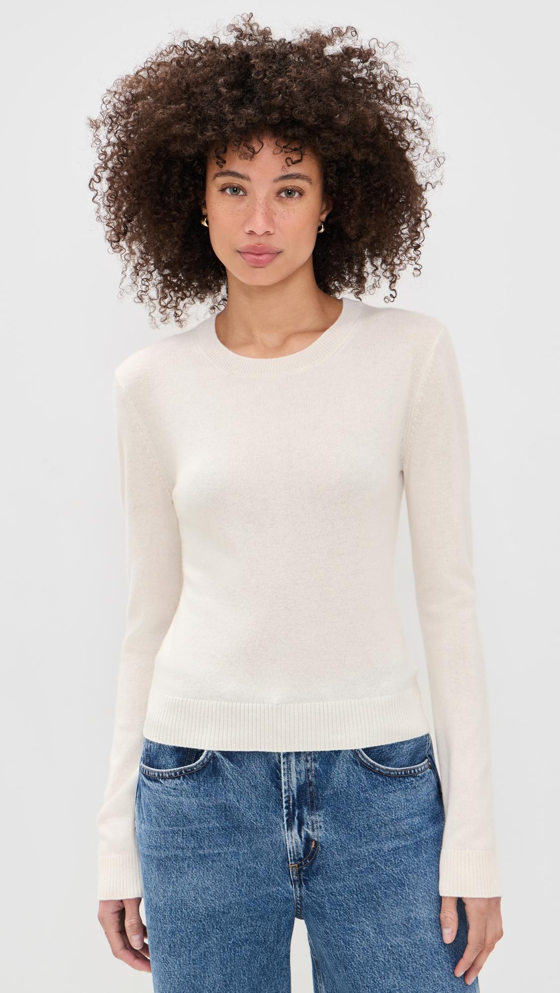 Lian Cashmere Crew Sweater by REFORMATION