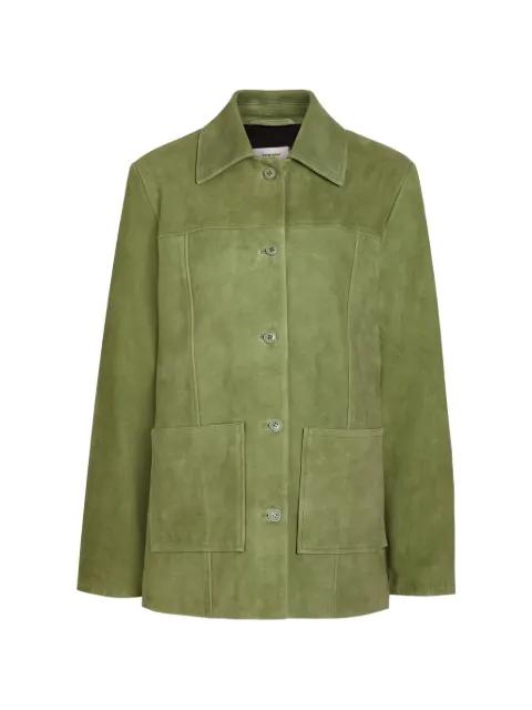 Lincoln suede shirt jacket by REFORMATION