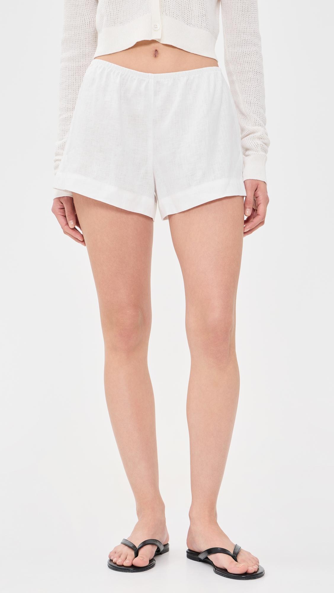 Nora Linen Shorts by REFORMATION