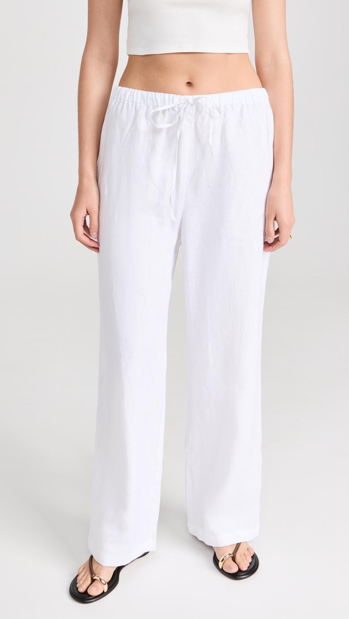 Olina Linen Pants by REFORMATION