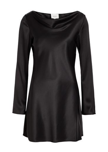 Pike draped satin mini dress by REFORMATION