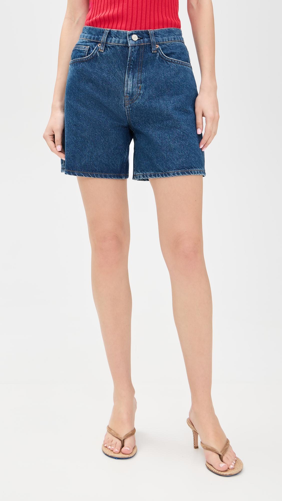 Raye Mid Rise Relaxed Jean Shorts 6" by REFORMATION