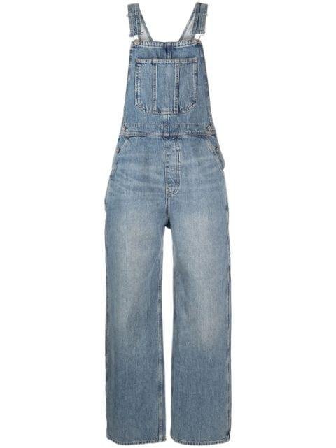 River Relaxed denim overalls by REFORMATION