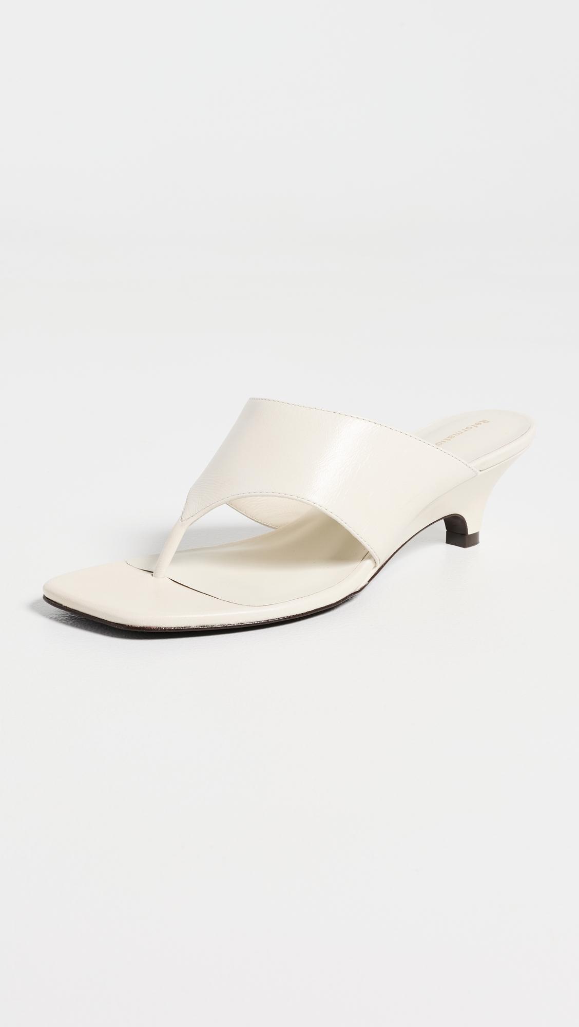 Sherlyn Thong Wedge Sandals by REFORMATION