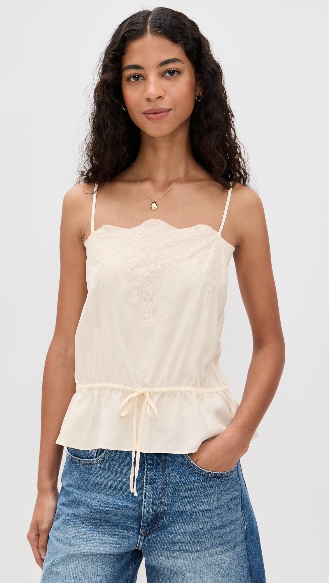 Silvia Silk Top by REFORMATION