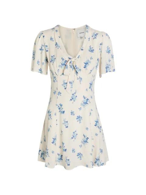 Tyra floral-print mini dress by REFORMATION