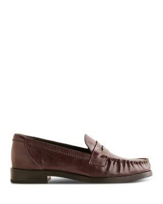 Women's Ani Ruched Loafer Flats by REFORMATION