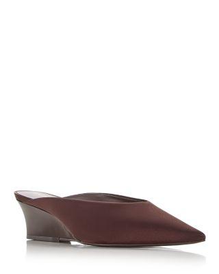 Women's Marilyn Mule Wedge Pumps by REFORMATION