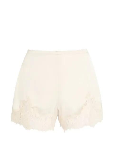 lace trim shorts by REFORMATION
