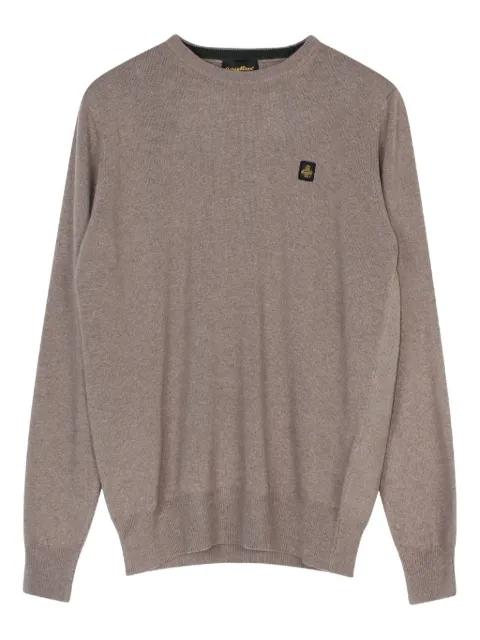 logo-patch sweater by REFRIGIWEAR