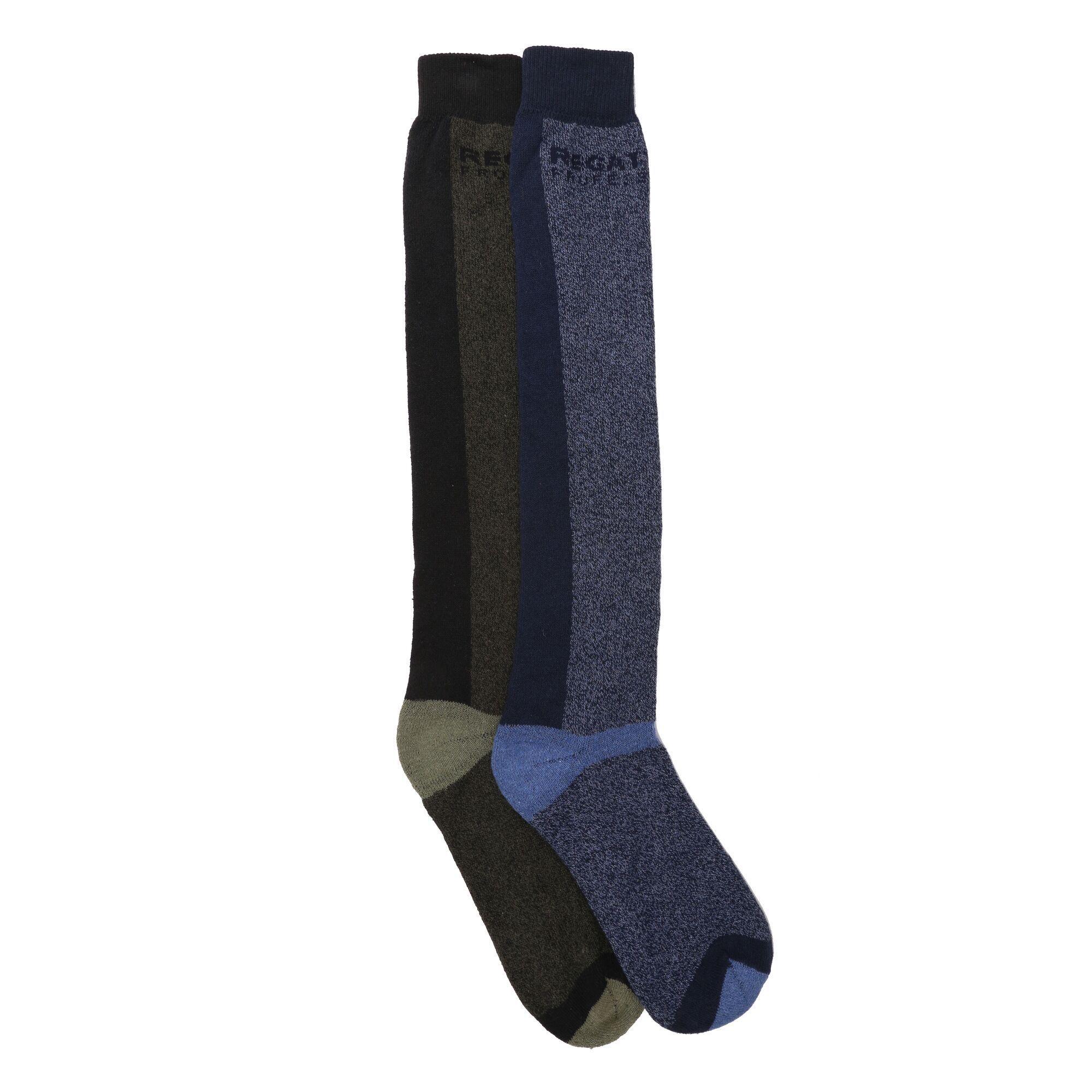 Assorted Designs Boot Socks Set Pack of 2 by REGATTA PROFESSIONAL