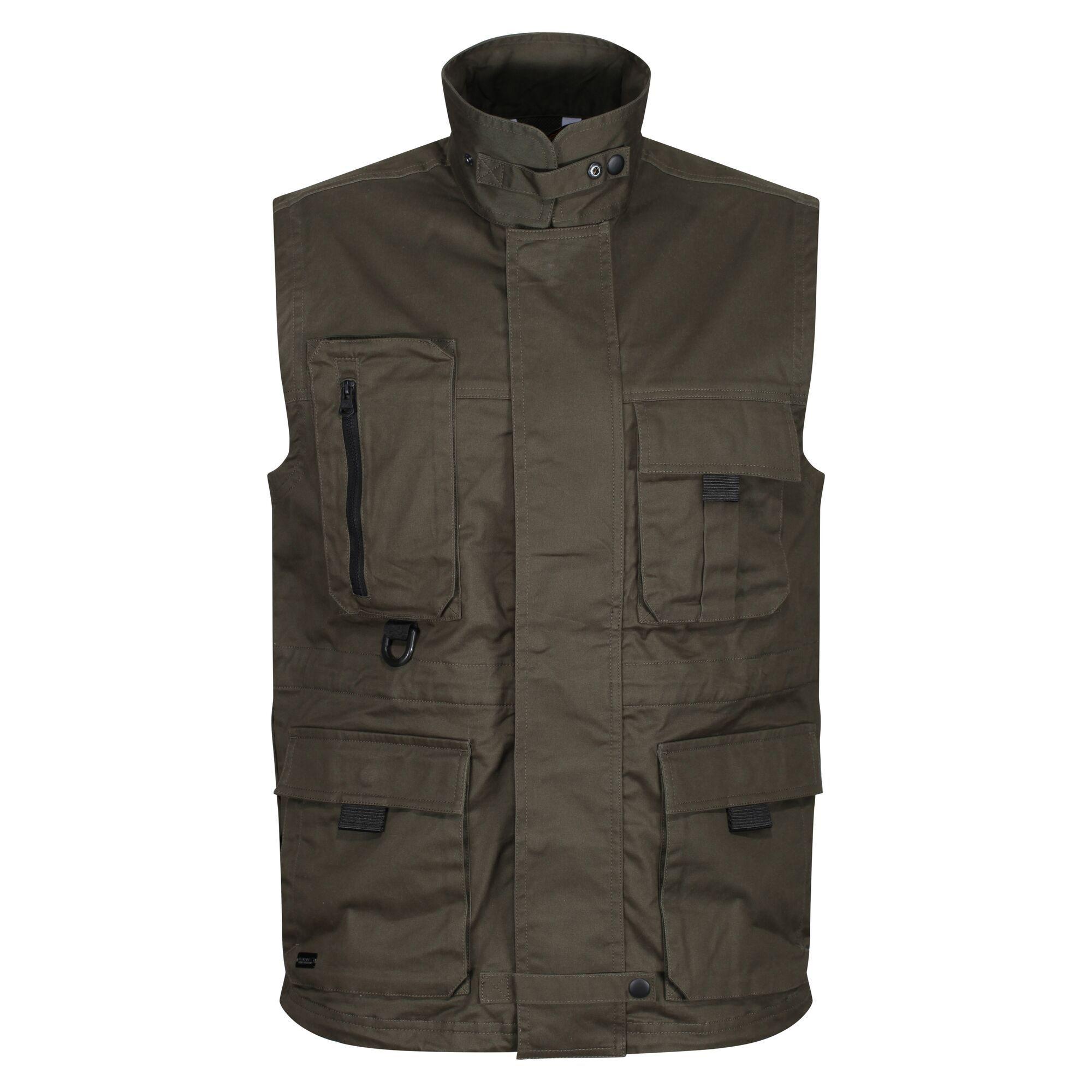 Sleeveless Standing Collar Workwear Jacket with Pockets by REGATTA PROFESSIONAL