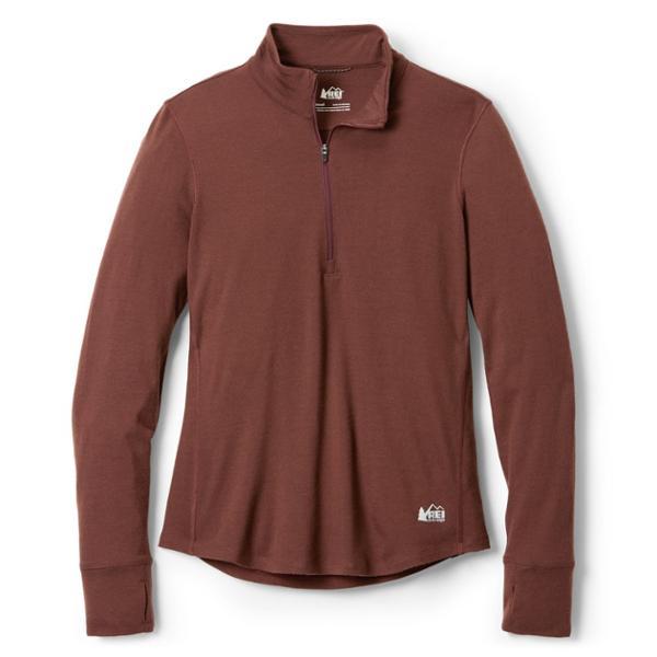 Heavyweight Merino Base Layer Half-Zip Top by REI CO-OP