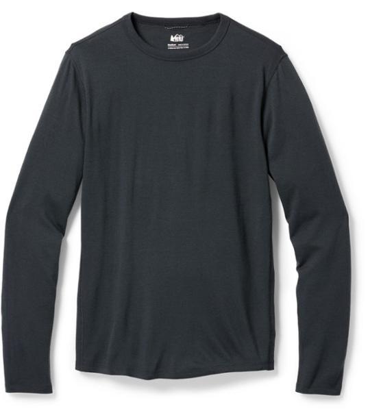 Heavyweight Merino Long-Sleeve Base Layer Crew Top by REI CO-OP