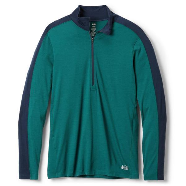 Merino 185 Long-Sleeve Half-Zip Base Layer Top by REI CO-OP