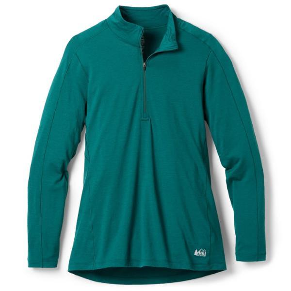 Merino 185 Long-Sleeve Half-Zip Base Layer Top by REI CO-OP