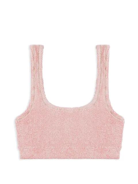 Ginny smocked bikini top by REINA OLGA