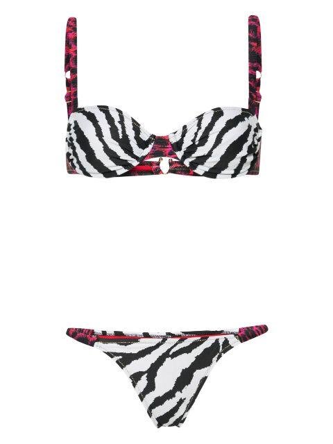 Marti animal-print bikini set by REINA OLGA