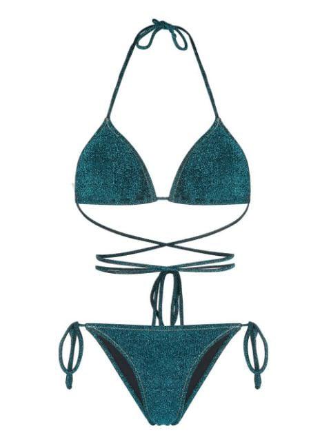 Miami lurex triangle bikini by REINA OLGA