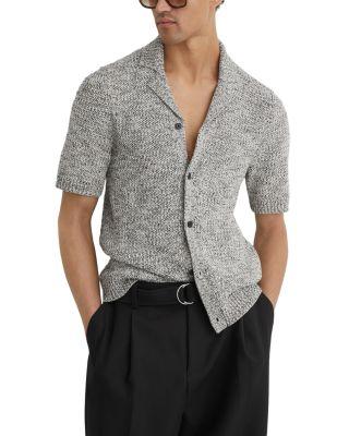 Addis Regular Fit Marled Knit Shirt by REISS