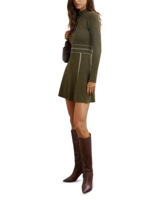 Alex Stitch Detail Minidress by REISS