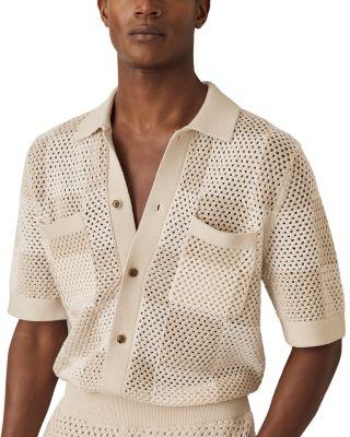 Alfred Crochet Shirt by REISS
