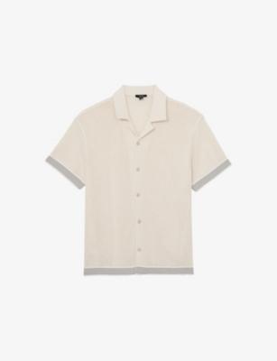 Aliso Short-Sleeved Crochet Shirt by REISS