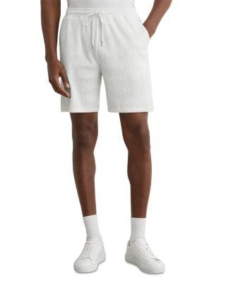 Alvo Drawstring Textured Shorts by REISS