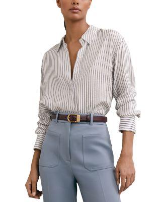 Annika Striped Shirt by REISS