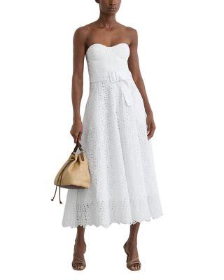 Anya Strapless Dress by REISS