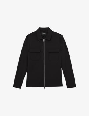 Ascend Long-Sleeved Stretch-Woven Shirt by REISS