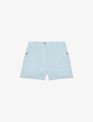 Ashby Wide-Leg Linen Shorts by REISS