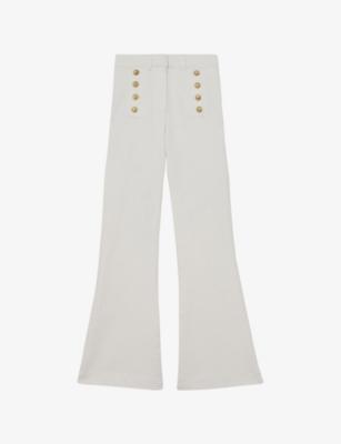 Athena Flared Stretch-Denim Jeans by REISS