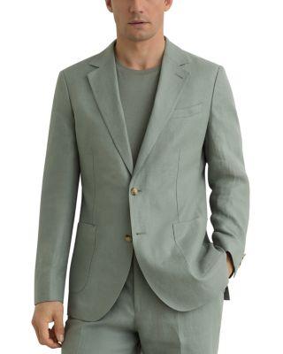 Atlantic Tailored Fit Linen Blazer by REISS