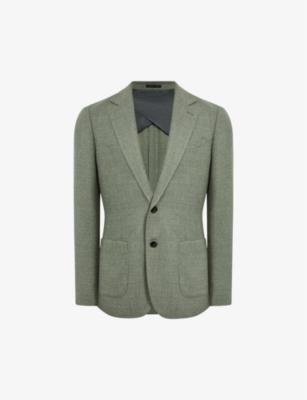 Attire slim-fit wool-blend blazer by REISS